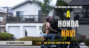 Do You Need an M1 License for a Honda Navi?