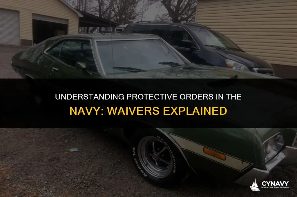 do you need a waiver for a protective order navy