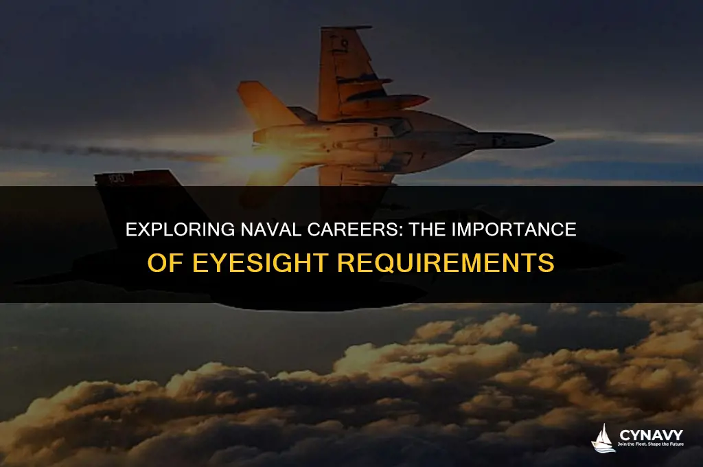 do you need good eyesight to join the navy
