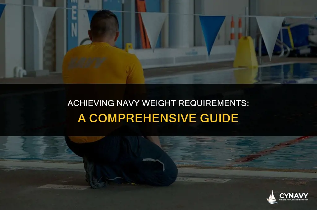 do you need to make weight for the navy