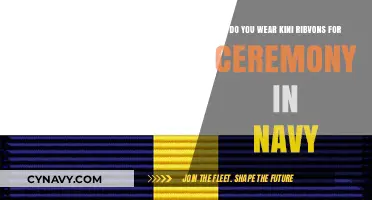 Honoring Tradition: The Significance of Kini Ribbons in Navy Ceremonies