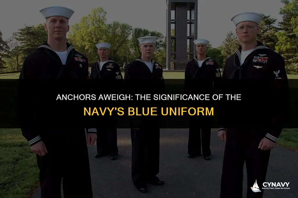 do you wear the blue uniform in the navy