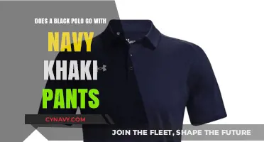 Elevate Your Style: Pairing a Black Polo with Navy Khaki Pants