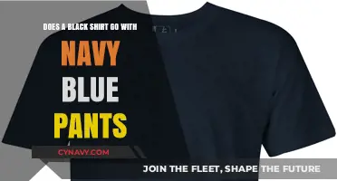 Elevate Your Style: Pairing Black Shirts with Navy Blue Pants