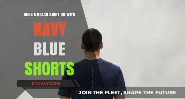 Elevate Your Style: Pairing Black Shirts with Navy Blue Shorts