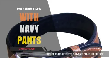 Elevate Your Style: Pairing Brown Belts with Navy Pants