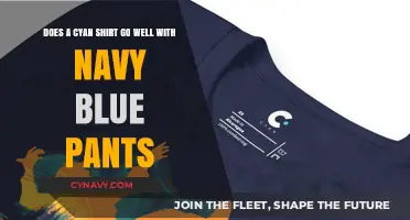 Elevate Your Style: Pairing Cyan Shirts with Navy Blue Pants