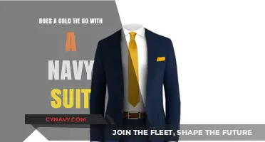 Elevate Your Style: The Timeless Pairing of a Gold Tie with a Navy Suit