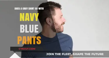 Elevate Your Style: Pairing Gray Shirts with Navy Blue Pants