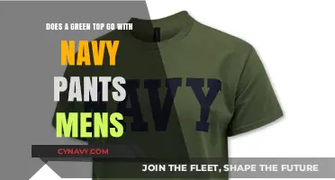 Elevate Your Style: Pairing Green Tops with Navy Pants for Men