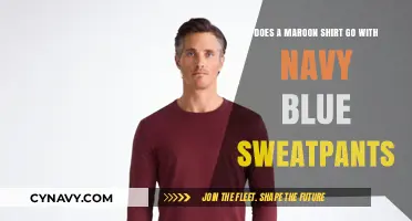 Elevate Your Style: Pairing Maroon Shirts with Navy Blue Sweatpants