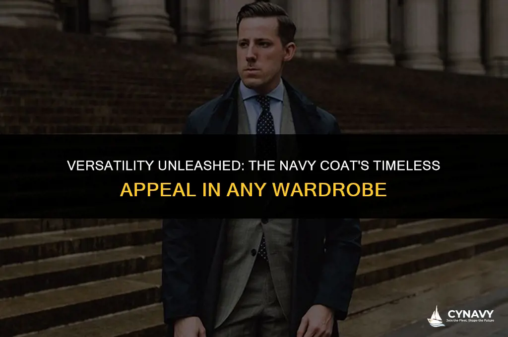 does a navy coat go with everything
