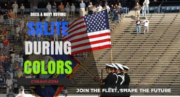 Honoring Tradition: The Navy's Roving Salute During Colors