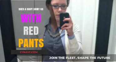 Fashion Harmony: Pairing Navy Shirts with Red Pants