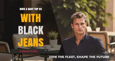 Elevate Your Style: Navy Tops and Black Jeans - A Perfect Match?