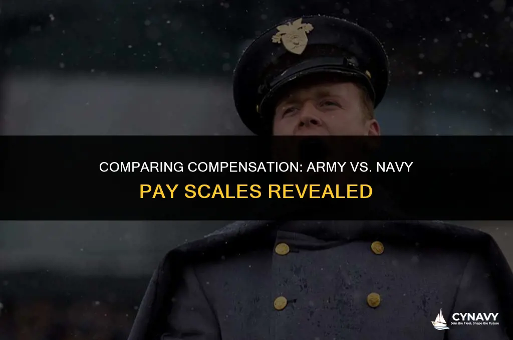 does army or navy pay better