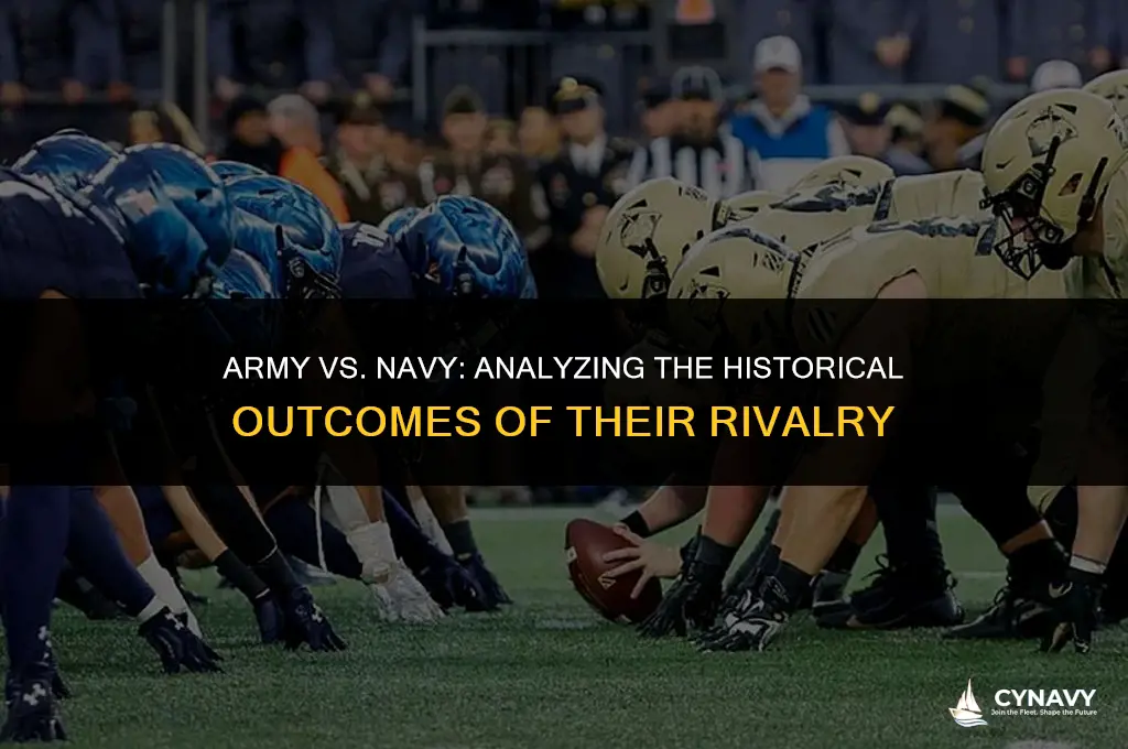 does army or navy usually win