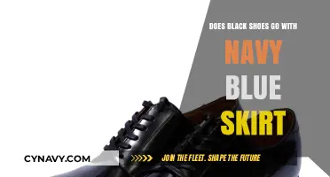 Elevate Your Style: Pairing Black Shoes with a Navy Blue Skirt