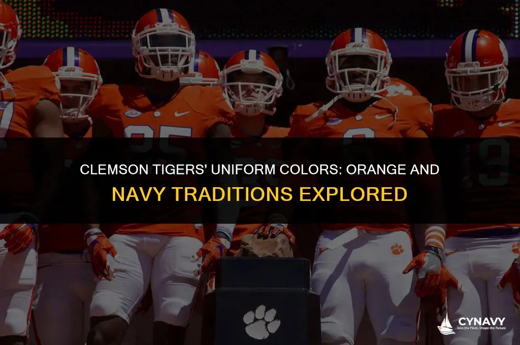 does clemson football ever wear orange and navy
