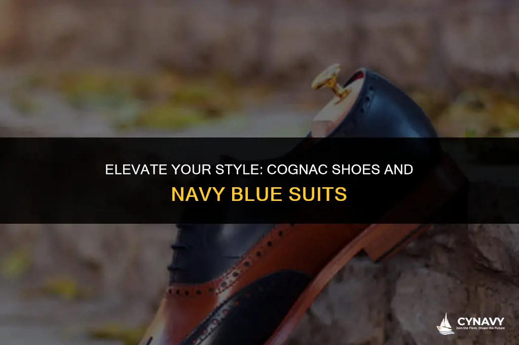 does coniac shoes go with navy blue ssuit
