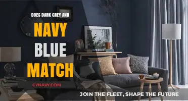 Elegance in Harmony: Dark Grey and Navy Blue Matching Guide