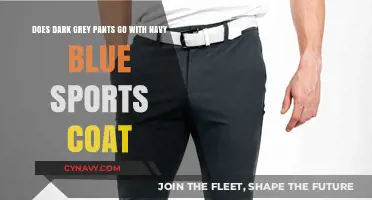 Elevate Your Style: Dark Grey Pants and Navy Blue Sports Coat Combo