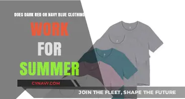 Summer Style Debate: Dark Red vs. Navy Blue Clothing