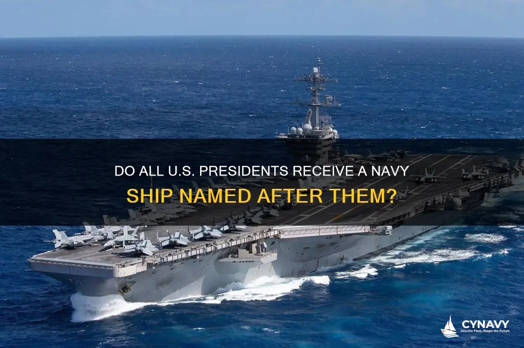 does every president get a navy ship
