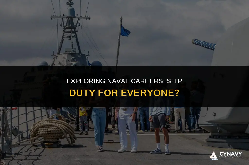 does everyone in the navy go on a ship