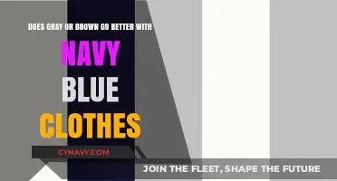 Elevate Your Style: Gray vs. Brown with Navy Blue Clothes