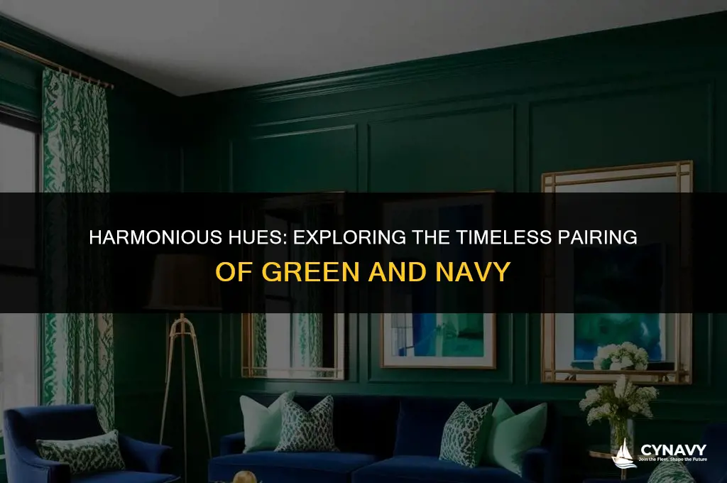does green and navy go