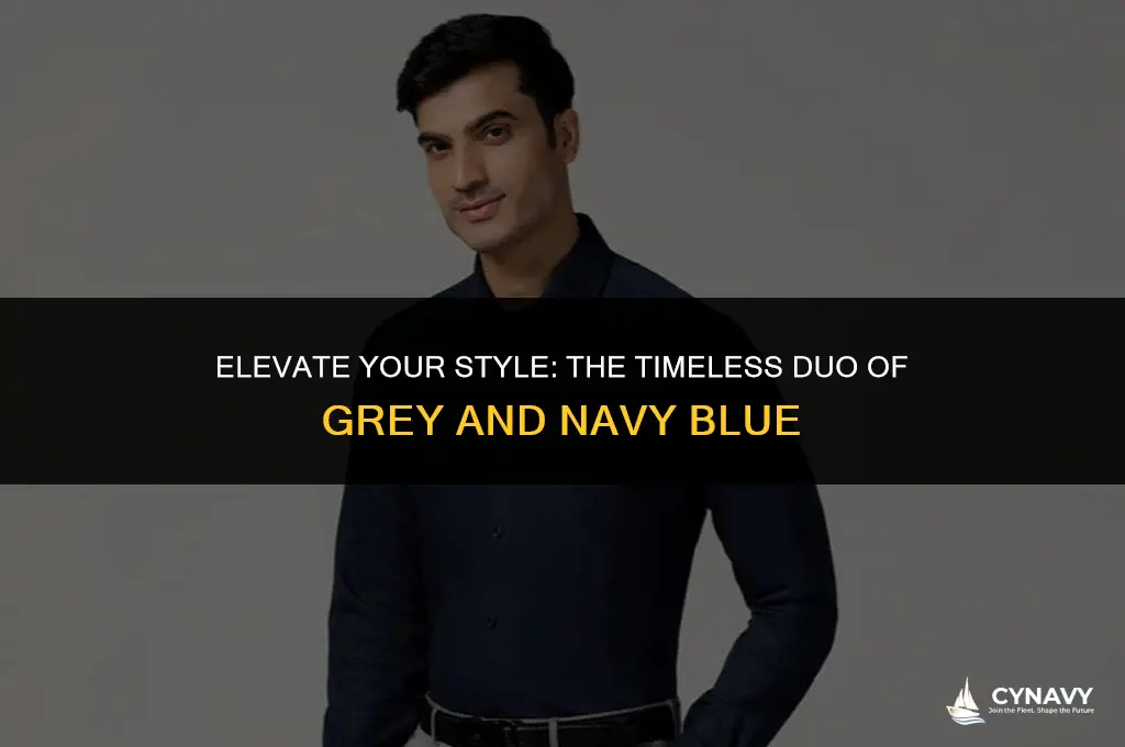 does grey and navy blue go together