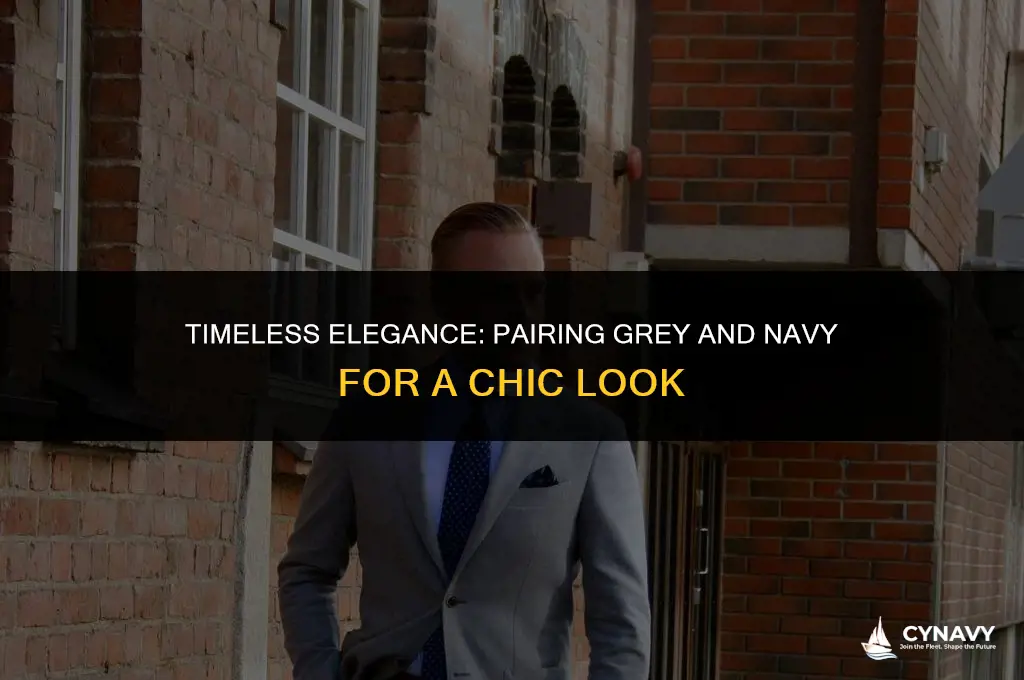 does grey and navy go