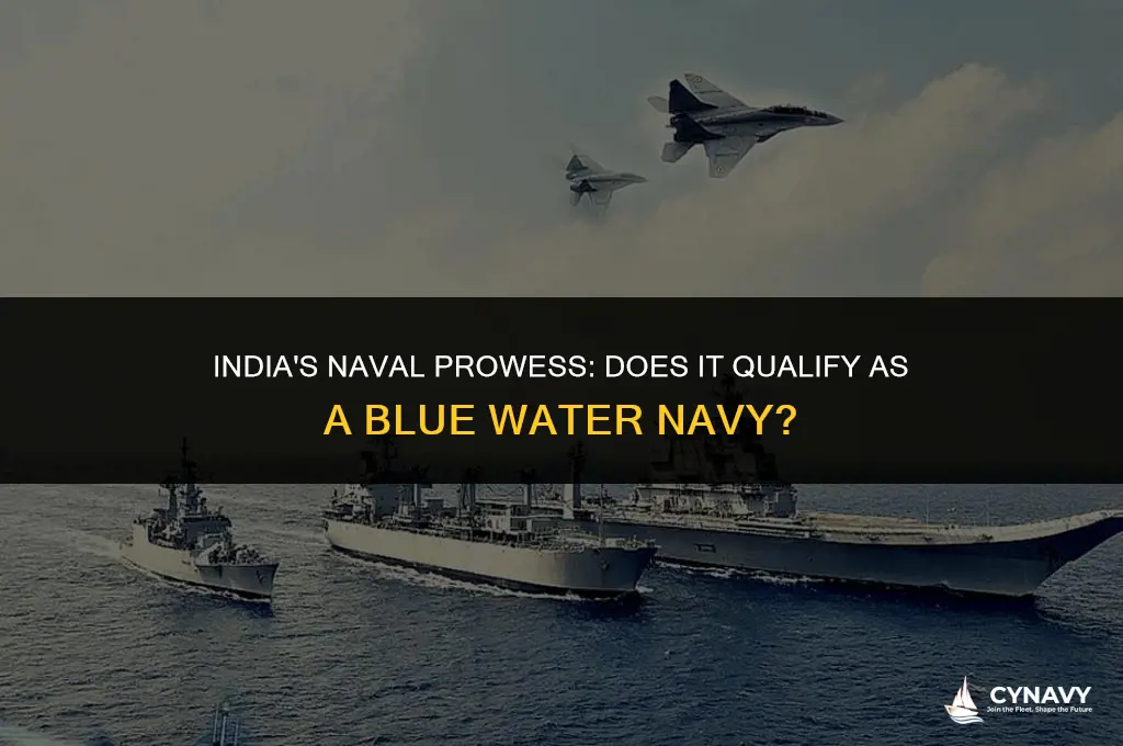 does india have blue water navy