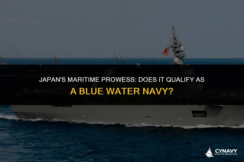 does japan have a blue water navy