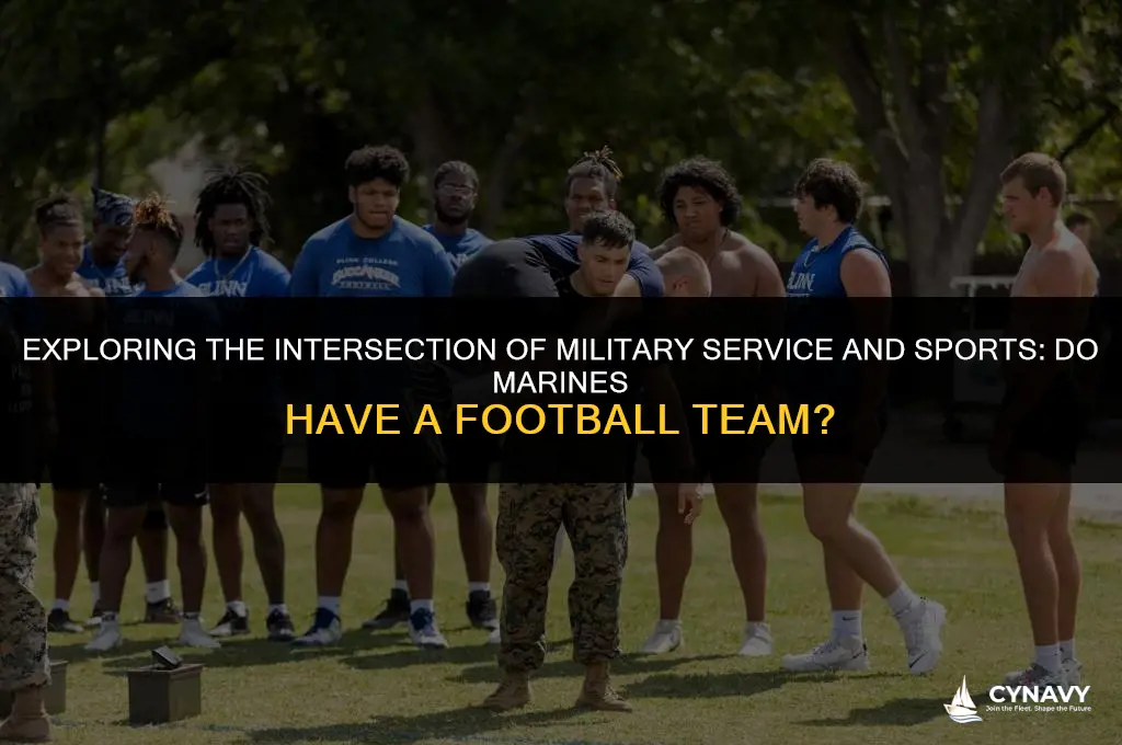 does marines have a football team