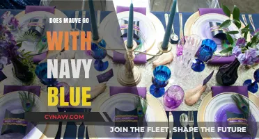 Elegant Pairing: Does Mauve Truly Complement Navy Blue?