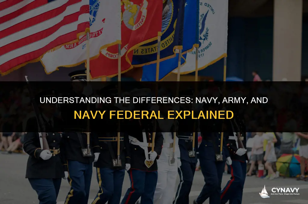 does navy army and navy federal the same