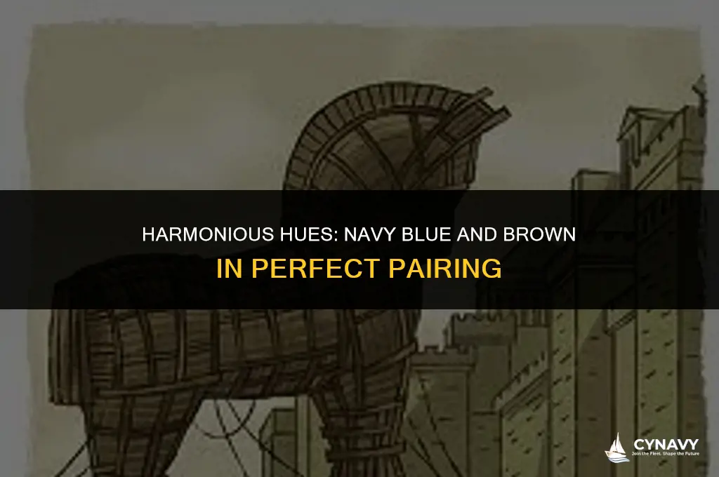 does navy blue and brown go toge