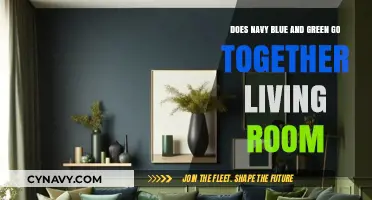 Harmonizing Navy Blue and Green in Your Living Room: A Guide