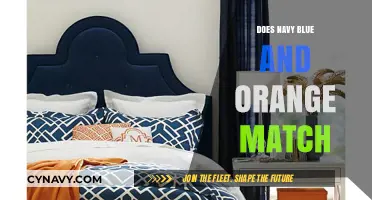 Harmonious Hues: Navy Blue and Orange in Perfect Match