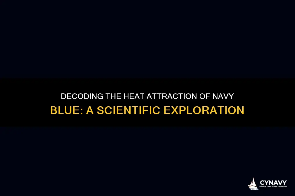 does navy blue attract heat