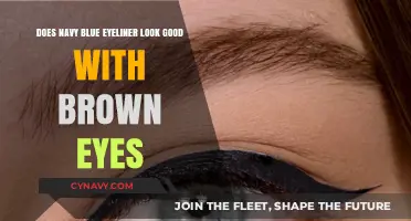 Enhancing Brown Eyes: The Allure of Navy Blue Eyeliner