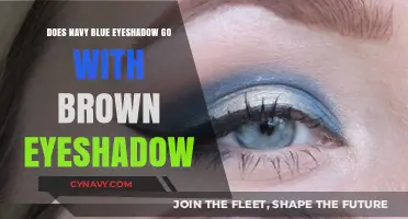 Elevate Your Look: Navy Blue and Brown Eyeshadow Duo