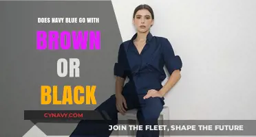 Elevate Your Style: Navy Blue's Perfect Pair - Brown or Black?