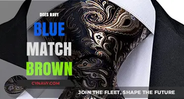 Harmonious Hues: Navy Blue and Brown in Perfect Pairing