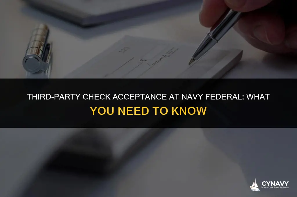 does navy federal accept third party checks