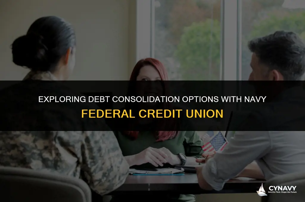 does navy federal credit union offer debt consolidation loans
