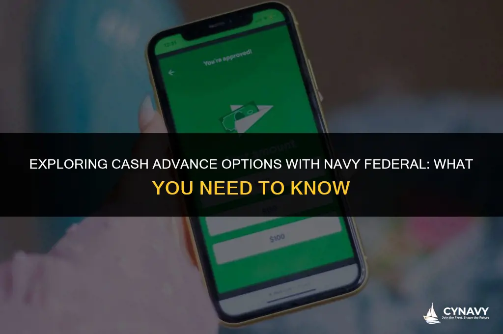 does navy federal do cash advances