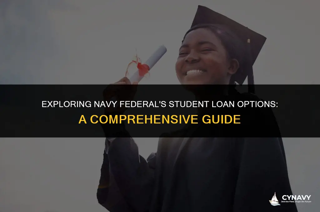 does navy federal do student loans